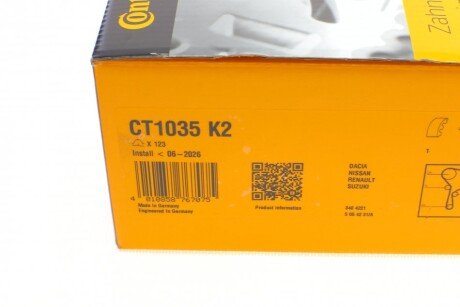 Комплект ремня грм continental CT1035K2