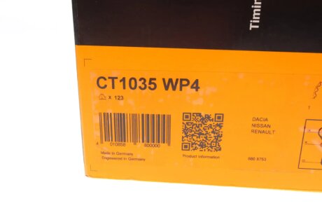 Комплект ременя грм continental CT1035WP4