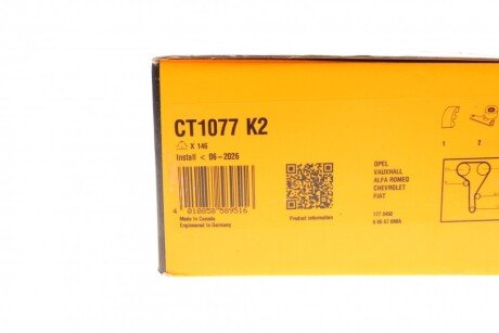 Комплект ремня грм continental CT1077K2