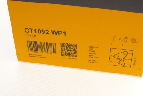 Комплект ремня грм continental CT1092WP1