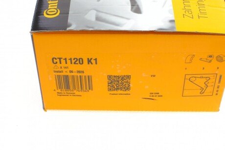 Комплект ремня грм continental CT1120K1