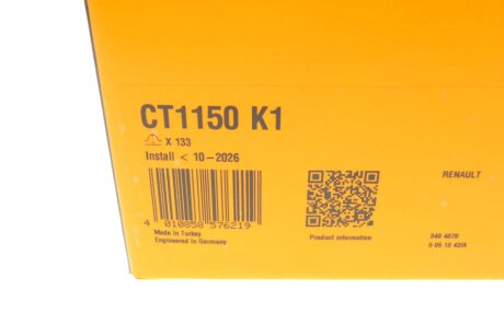 Комплект ремня грм continental CT1150K1