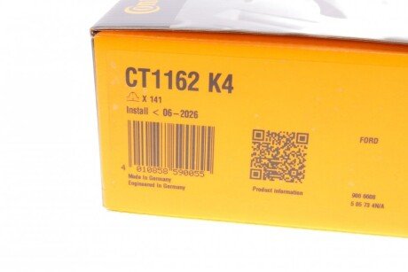 Комплект ременя грм continental CT1162K4