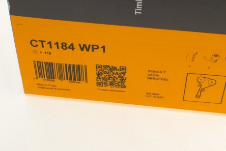 Комплект ремня грм continental CT1184WP1