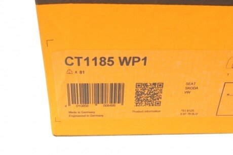 Комплект ремня грм continental CT1185WP1