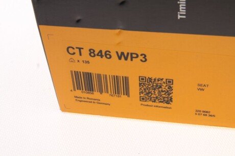 Комплект ремня грм continental CT846WP3