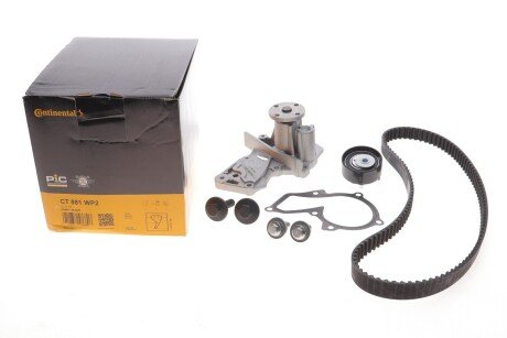 Комплект ременя грм continental CT881WP2