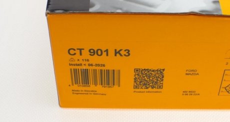 Комплект ременя грм continental CT901K3