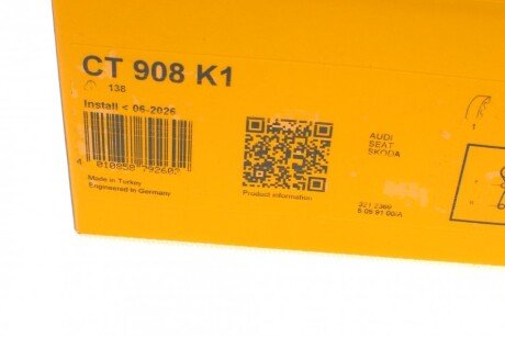 Комплект ремня грм continental CT908K1