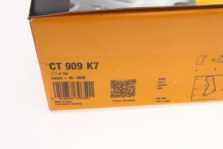 Комплект ремня грм continental CT909K7