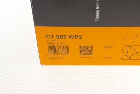 Комплект ремня грм continental CT987WP2