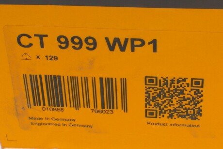 Комплект ременя грм continental CT999WP1