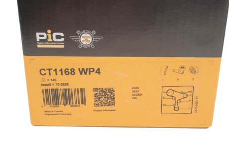 Комплект ремня грм + Помпа continental CT1168WP4