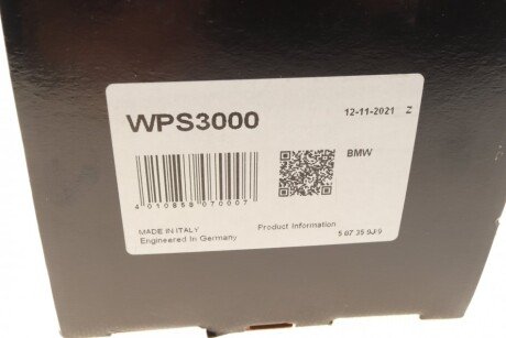 Насос водяной BMW 5 (E60) continental WPS3000