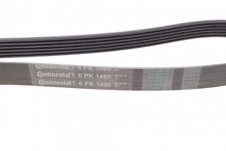 Привідний ремінь генератора continental 6PK1480