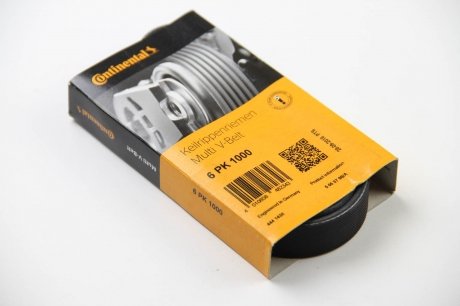 Привідний ремінь генератора continental 6PK1000