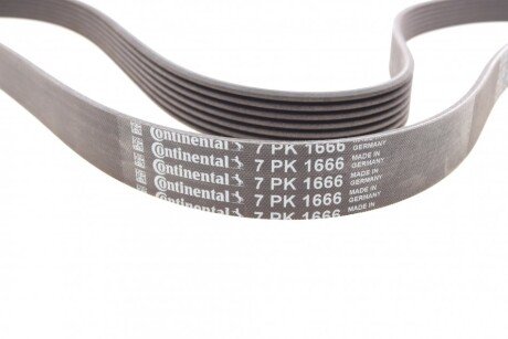 Приводной ремень генератора continental 7PK1666