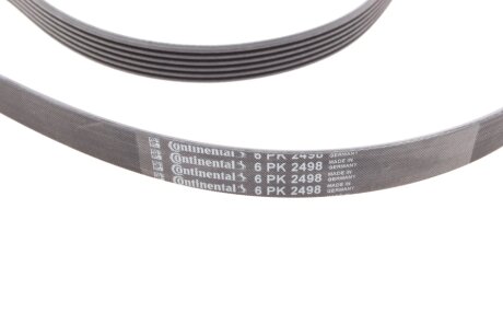 Приводной ремень генератора continental 6PK2498