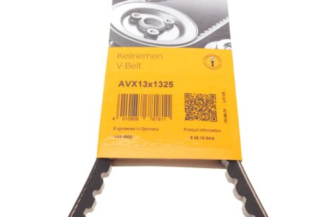 Привідний ремінь генератора continental AVX13x1325
