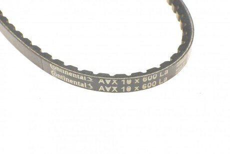 Приводной ремень генератора continental AVX10x600