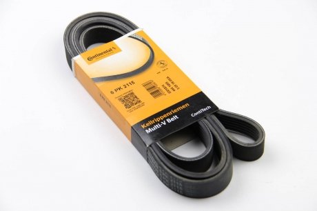 Приводной ремень генератора continental 6PK2115