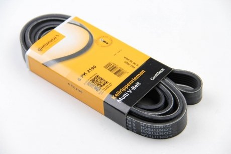 Привідний ремінь генератора continental 6PK2190