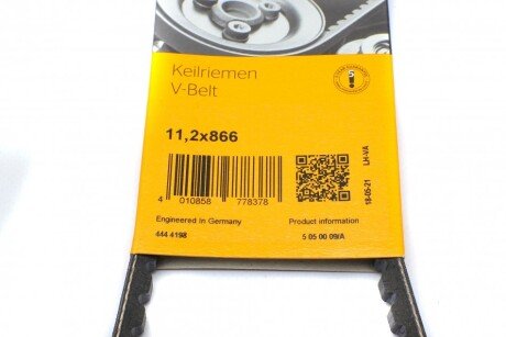 Приводной ремень генератора continental 112X866Ld