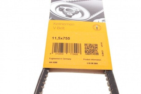 Привідний ремінь генератора continental 11,5X755Ld