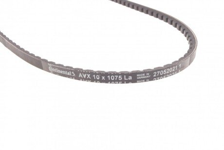 Приводной ремень генератора continental AVX10x1075