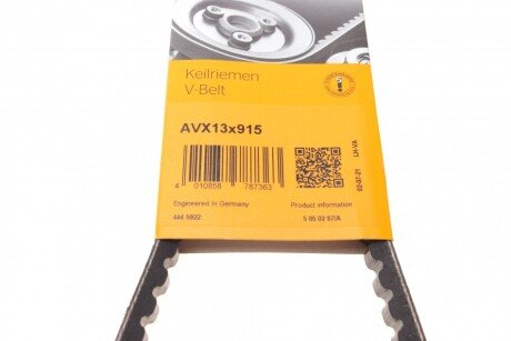 Приводной ремень генератора continental AVX13X915