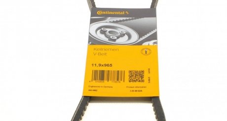 Привідний ремінь генератора continental 11,9X965LD