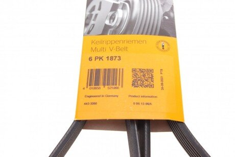 Приводной ремень генератора continental 6PK1873