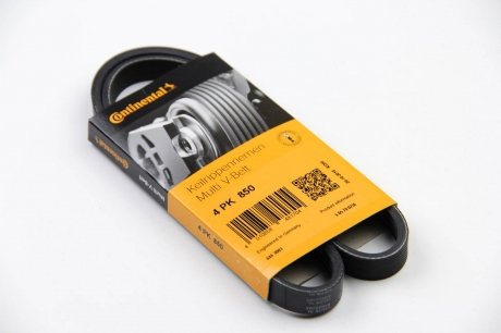 Приводной ремень генератора continental 4PK850