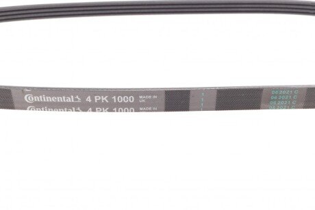 Привідний ремінь генератора continental 4PK1000
