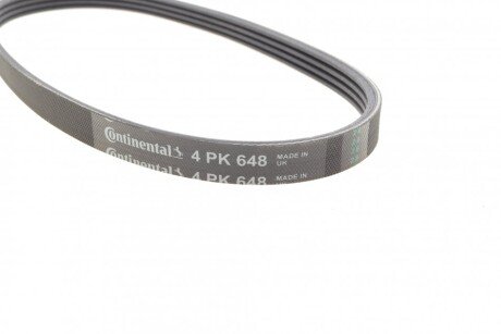 Привідний ремінь генератора continental 4PK648