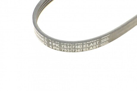 Привідний ремінь генератора continental 4PK753ELAST