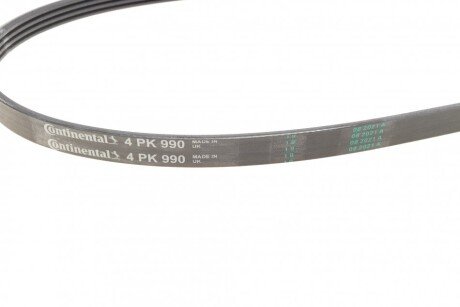 Приводной ремень генератора continental 4PK990