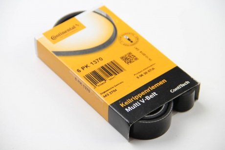 Приводной ремень генератора continental 6PK1370