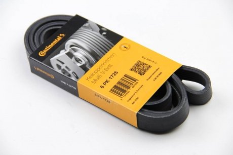 Привідний ремінь генератора continental 6PK1725