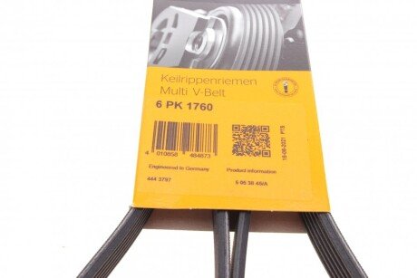 Приводной ремень генератора continental 6PK1760