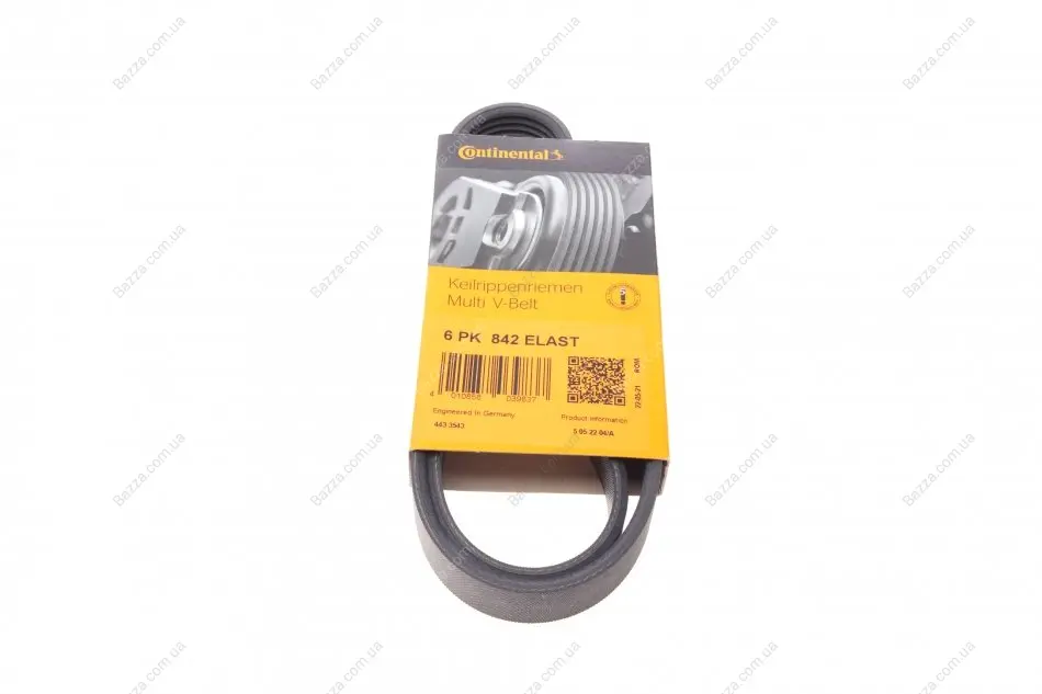 Ремень поликлиновой Conti continental 6 PK 842 ELAST