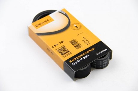 Приводной ремень генератора continental 6PK745