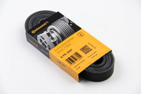 Приводной ремень генератора continental 6PK2257