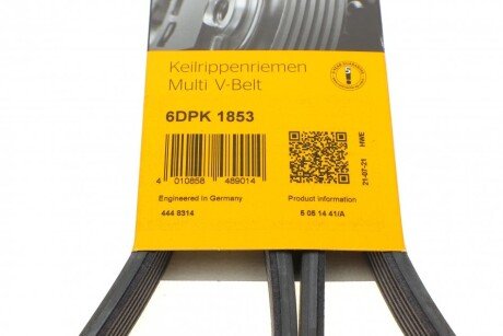 Привідний ремінь генератора continental 6DPK1853