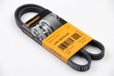 Приводной ремень генератора continental 4PK1022ELAST