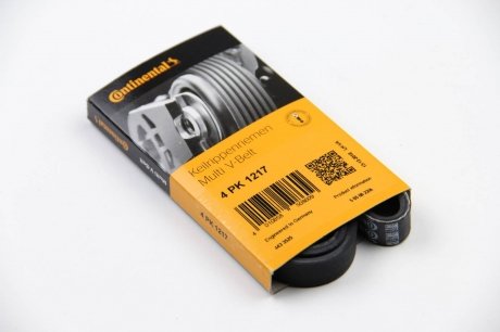 Приводной ремень генератора continental 4PK1217
