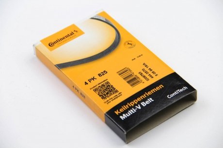 Привідний ремінь генератора continental 4PK825