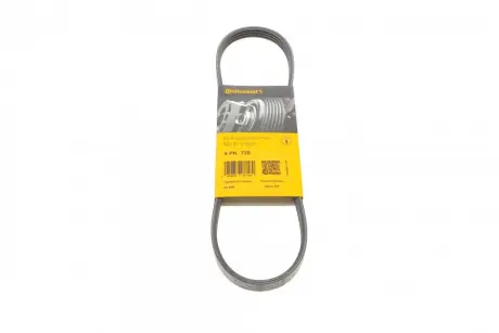 Ремень поликлиновой (Пр-во ContiTech) continental 4 PK 725
