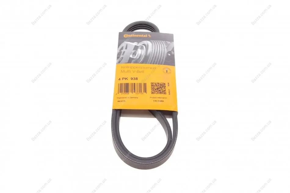 Ремень поликлиновой (Пр-во ContiTech) continental 4 PK 938