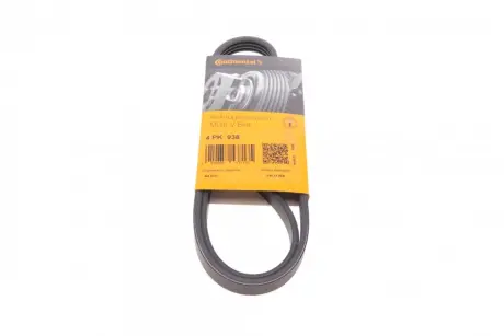 Ремень поликлиновой (Пр-во ContiTech) Continental 4 PK 938